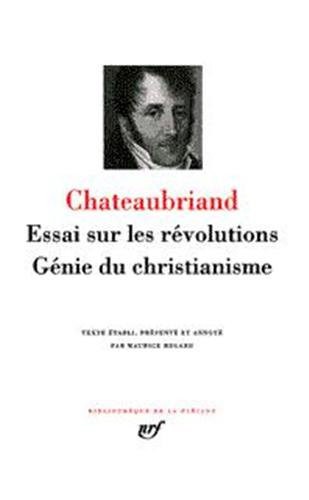 Essai sur les révolutions - Génie du Christianisme