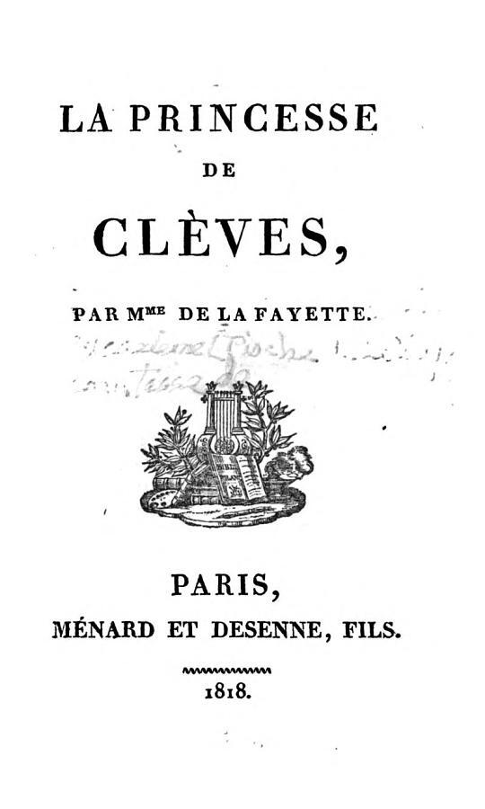 La Princesse de Clèves